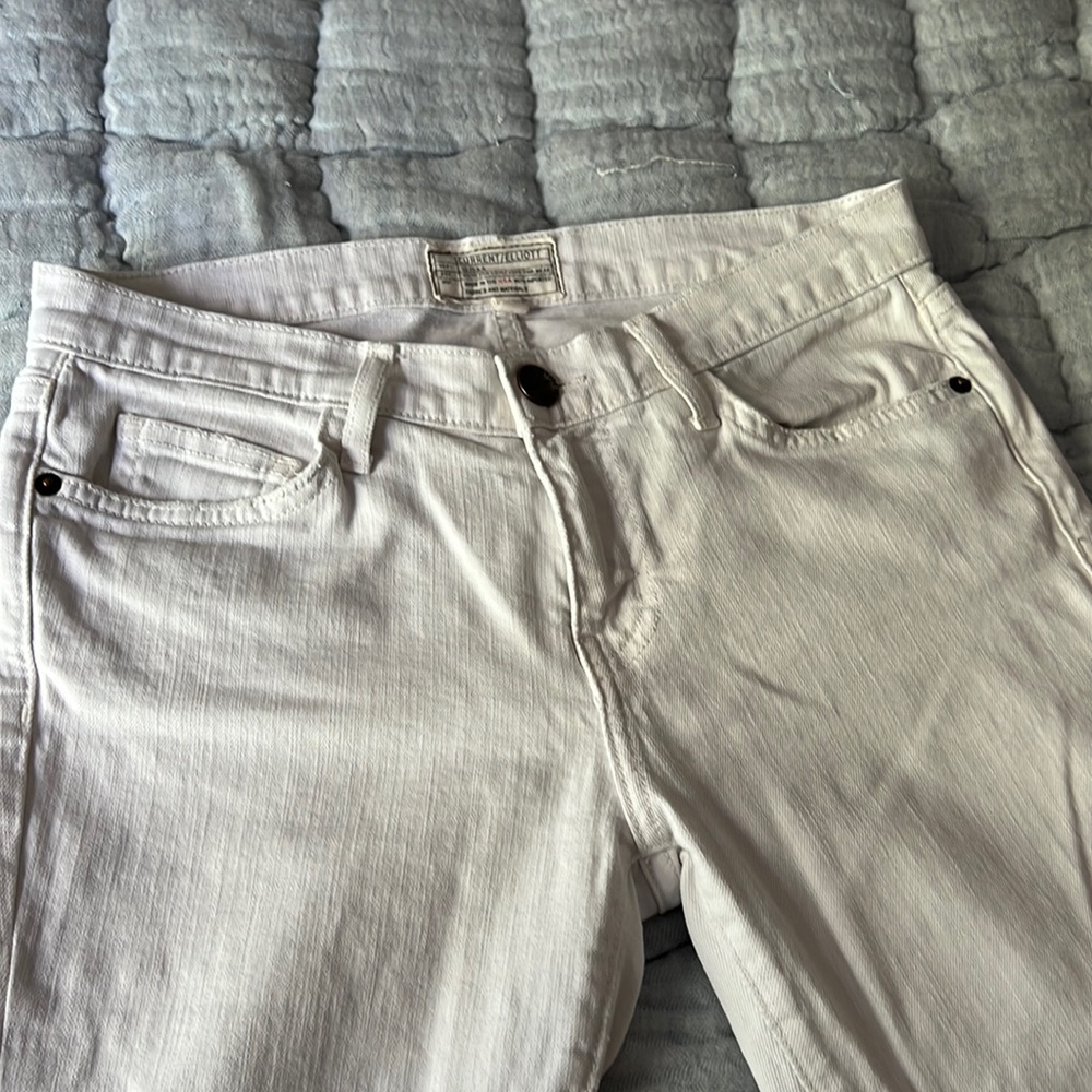 Current/Elliott white jeans